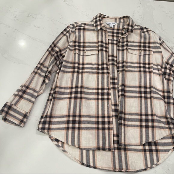 Old Navy Tops - NWOT Old Navy “The Boyfriend” Plaid Button Down Shirt